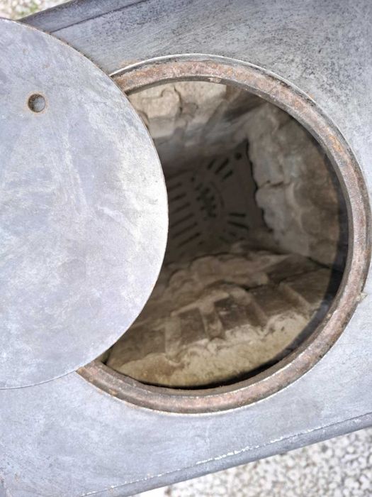 Печка на дърва - запазена