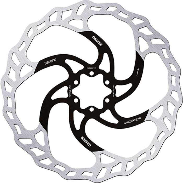 223 x 2mm Galfer Wave-Fixed Rotor / Диск Ротор 6 болта