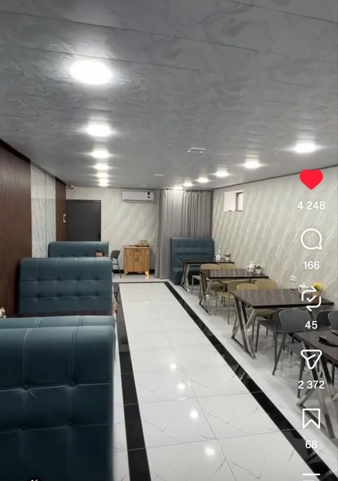 Kafe restaran uchun mebel