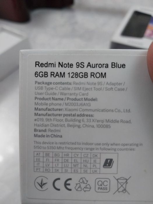 Xiaomi Redmi Note 9s