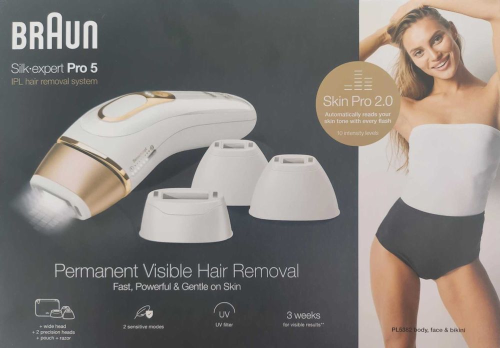 Продавам Фотоепилатор IPL Braun Silk-expert PRO 5 PL5387