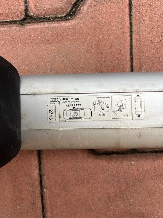 Bare Tranversale Portbagaj Audi A8 D4  2011 / 2018 4H0071126