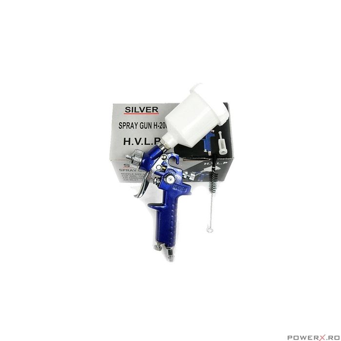 Pistol vopsit, 150 ml, duza 0.8 mm, Silver