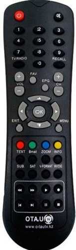 Универсальный пульт ДУ для OTAU TV