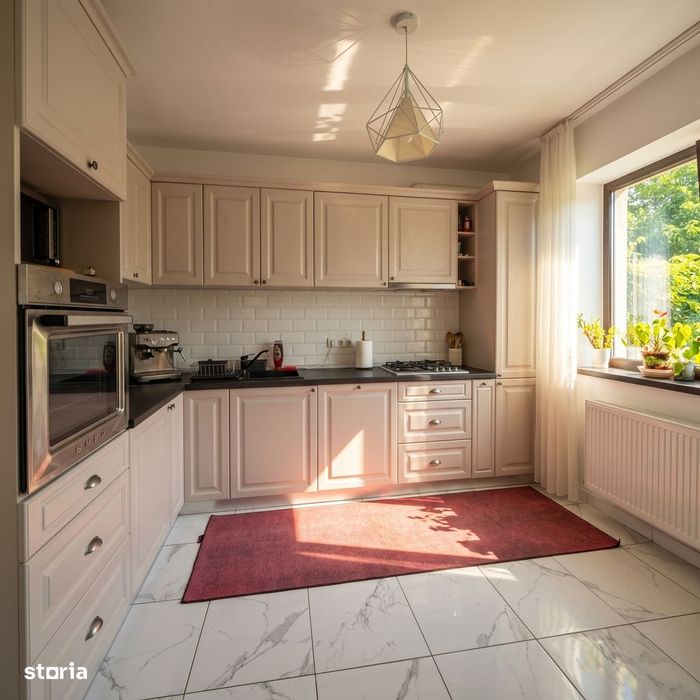 Duplex cu 4 camere, stil mediteranean. Complet mobilat/utilat
