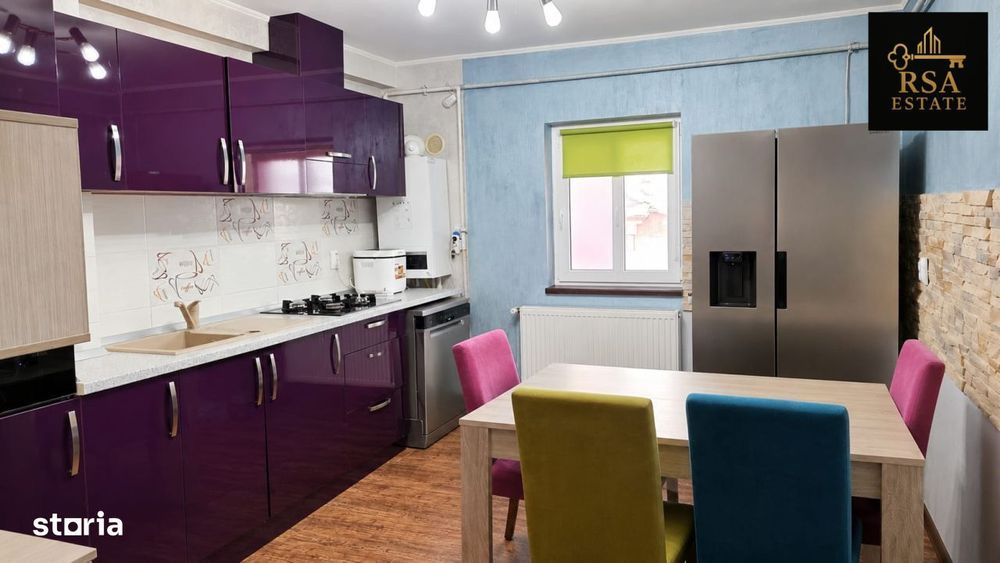Apartament 3 camere de vanzare Ostroveni Nicolae Iorga Valcea, decoman — fotografia 3