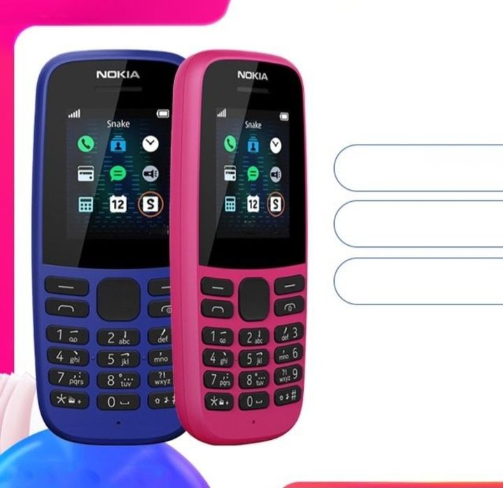 Nokia 105, yangi. knopka  telefon dastafka bepul