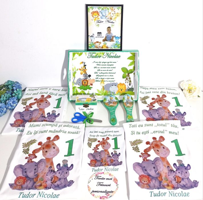 Tavita mot Tricouri personalizate Set turta Set taiere mot