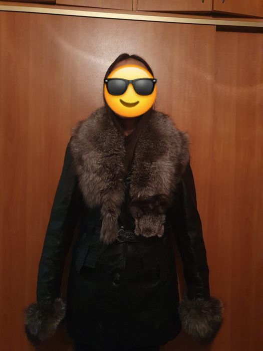 куртка кожаная зимняя