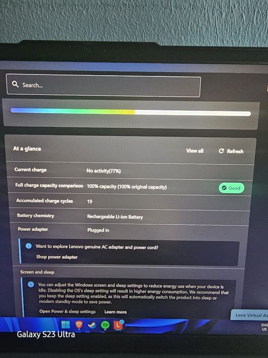 Laptop lenovo RTX 4050 ,16 gb RAM