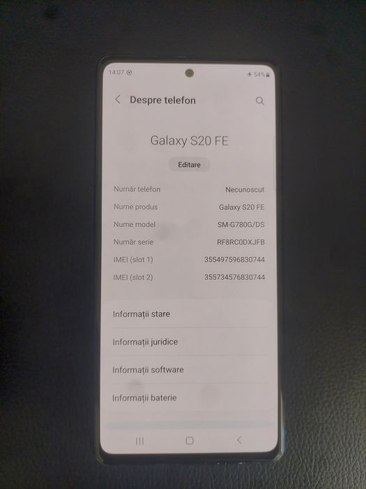 Samsung Galaxy S20 FE, Cloud Navy  128 GB