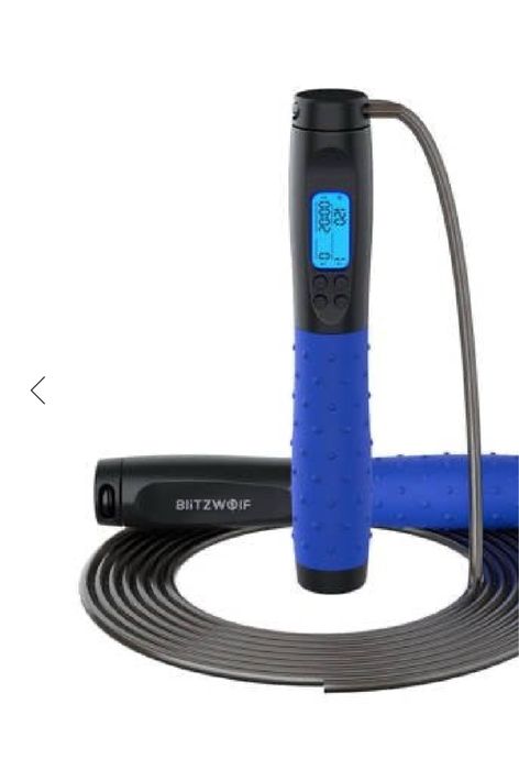 Coarda de sarit digitala Blitzwolf BW-JR1 cu contor (negru)