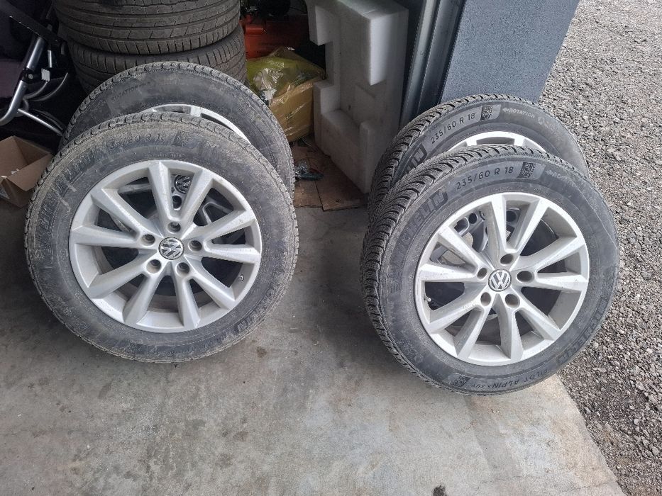 Jante touareg 235/60R18 anvelope de iarna Michelin