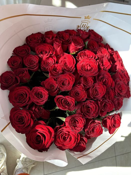 Цветы роза 51 шт