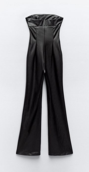 Salopeta Noua Zara mărime S, M imitație piele evazata