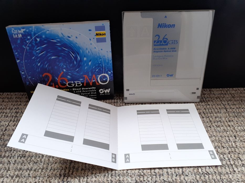 Nikon 2.6 Gb Magneto Optical Disk 5.25
