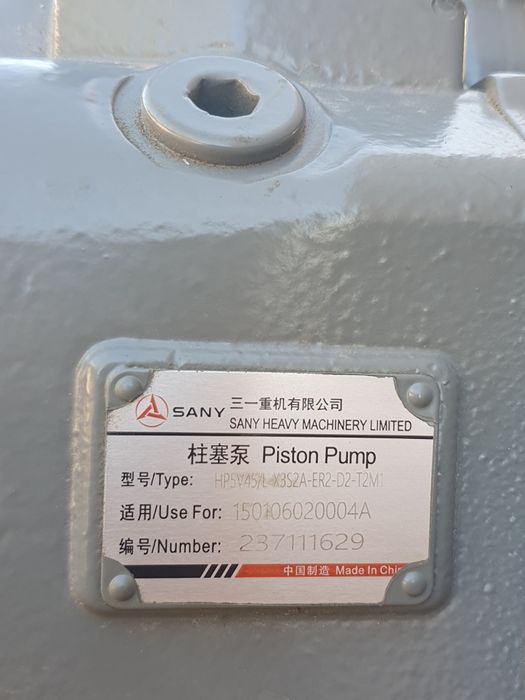 Sany moy xaydash nasosi yangi
