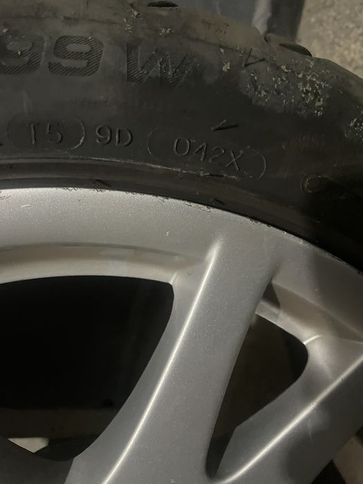 Джанти и гуми 17цола Mercedes