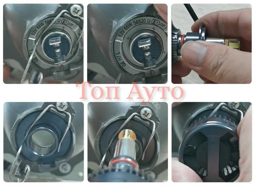 Led Лед 360° За ЛУПИ Мощни Мини H1 H7 Н11