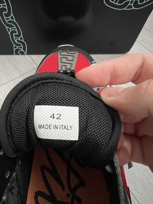 Versace Chain Reaction Black/ Red 43