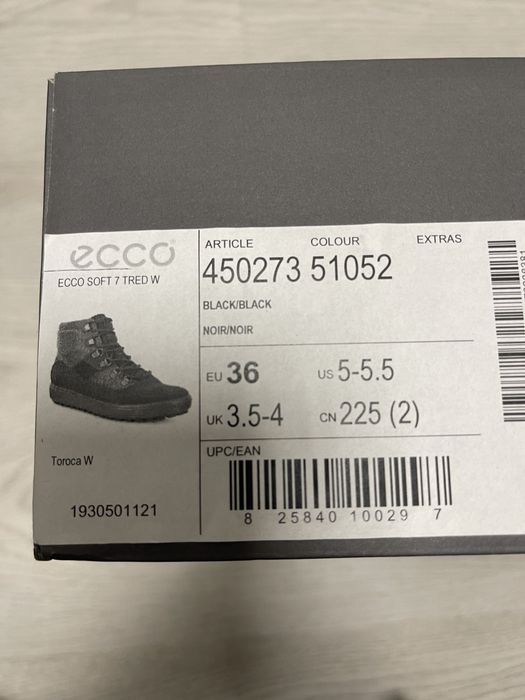 Ботинки ECCO soft 7 tred w 36 размер