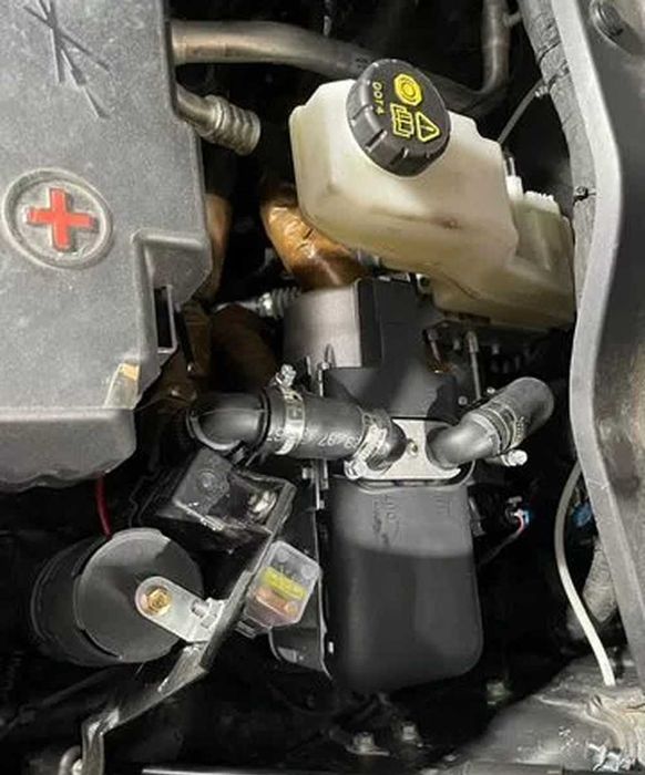 Установка предпускового подогревателя