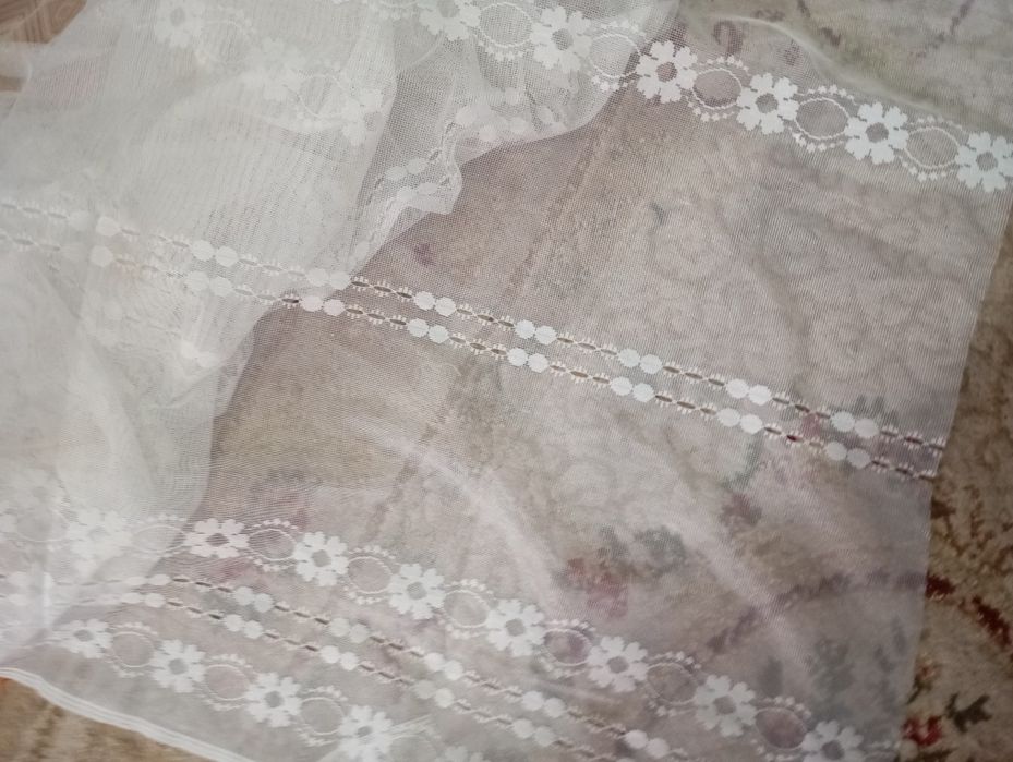 Продаю ламбрекен, тюль разную