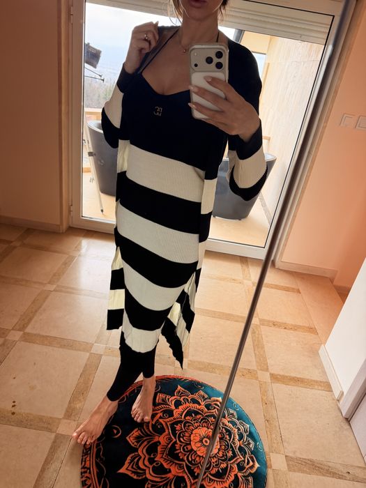 Комплект рокля и жилетка D&G