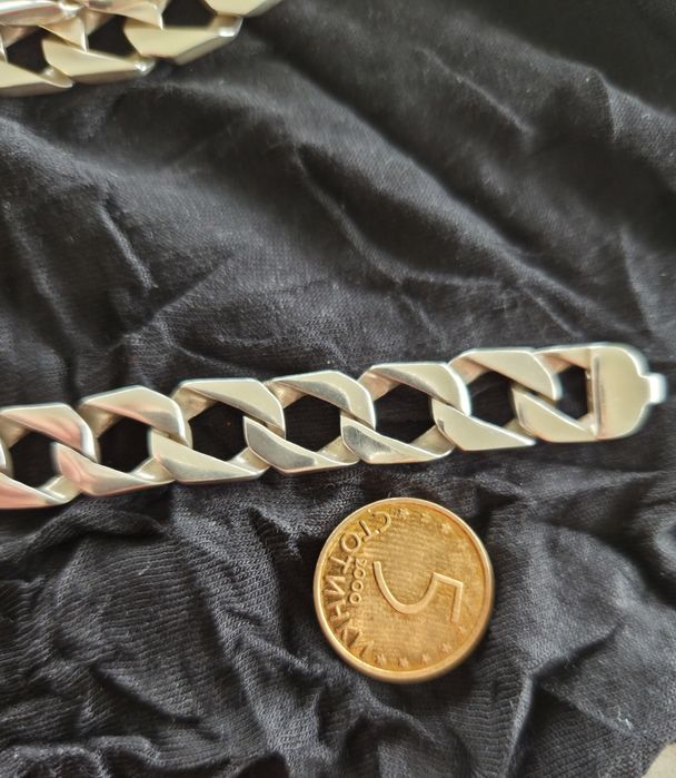 Масивен сребърен ланец