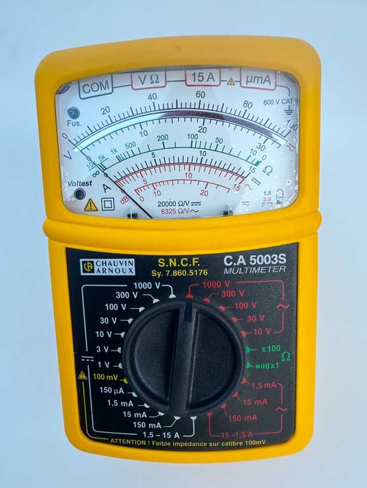 Chauvin Arnoux C.A 5003S - АНАЛОГОВ МУЛТИМЕТЪР неразличим от нов!
