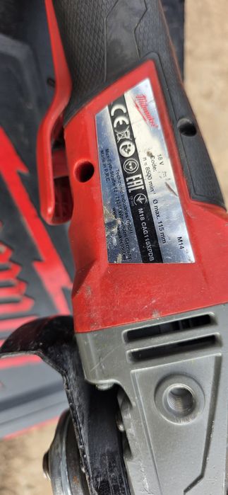 Flex milwaukee, model cu rapid stop + acumulator 5 ah