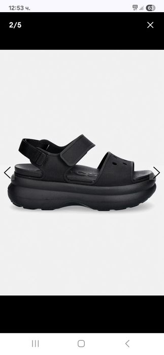 Crocs черни сандали 39-40