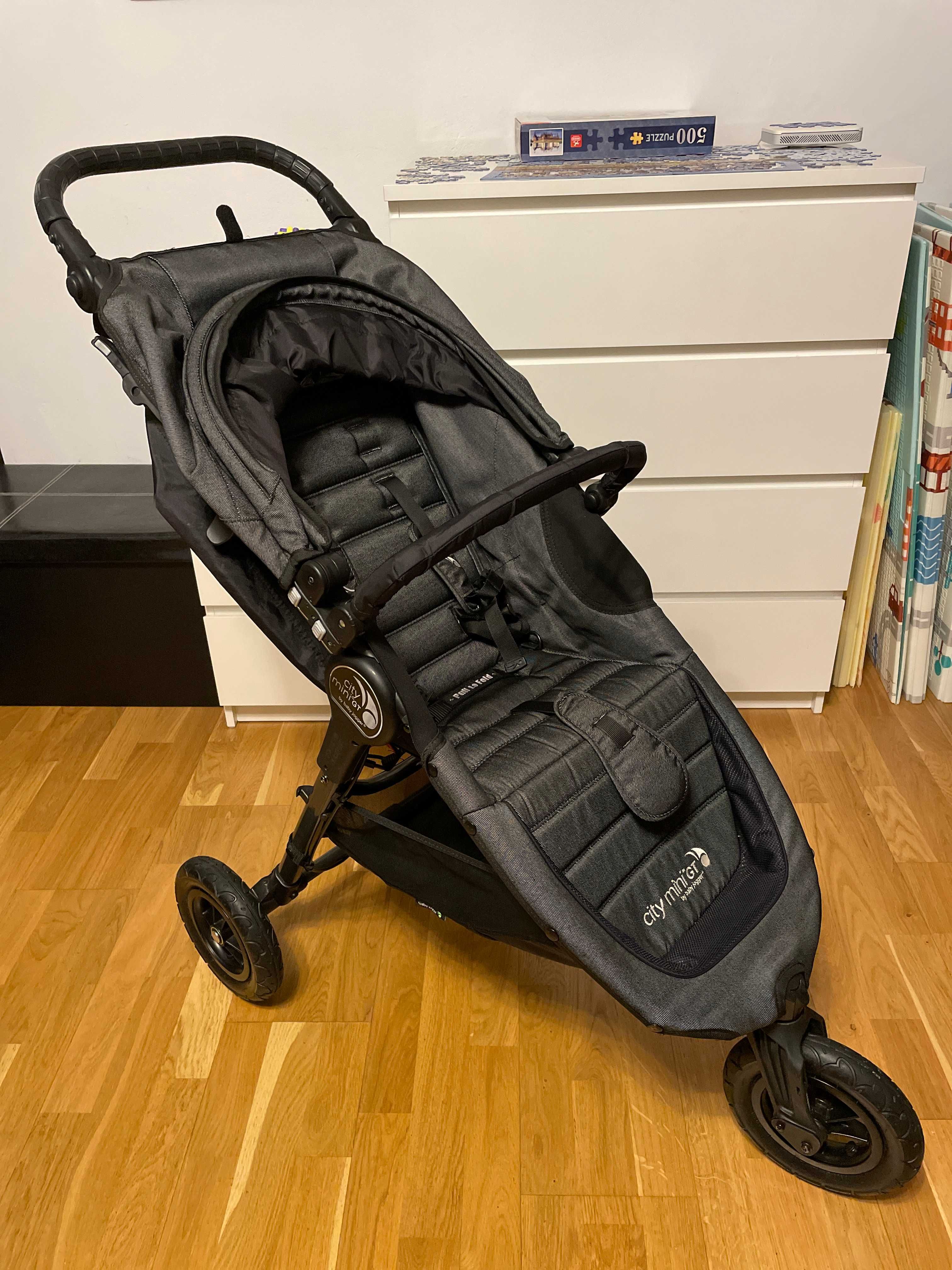 Carucior Baby Jogger City Mini GT Charcoal Denim Husa originala Brasov OLX.ro