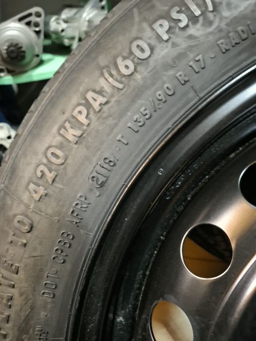 Roată de rezerva Hyundai Kia Suv R17 slim Dot 2018