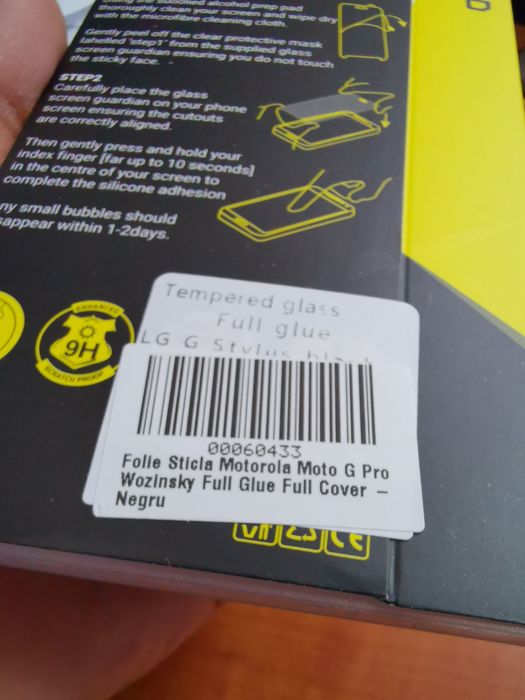 Folie sticla Motorola G Pro, G Stylus, Full Glue