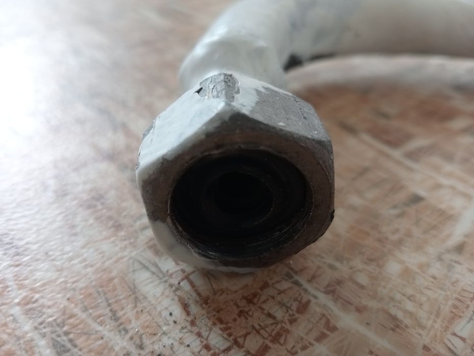 Газовая труба от застройщика