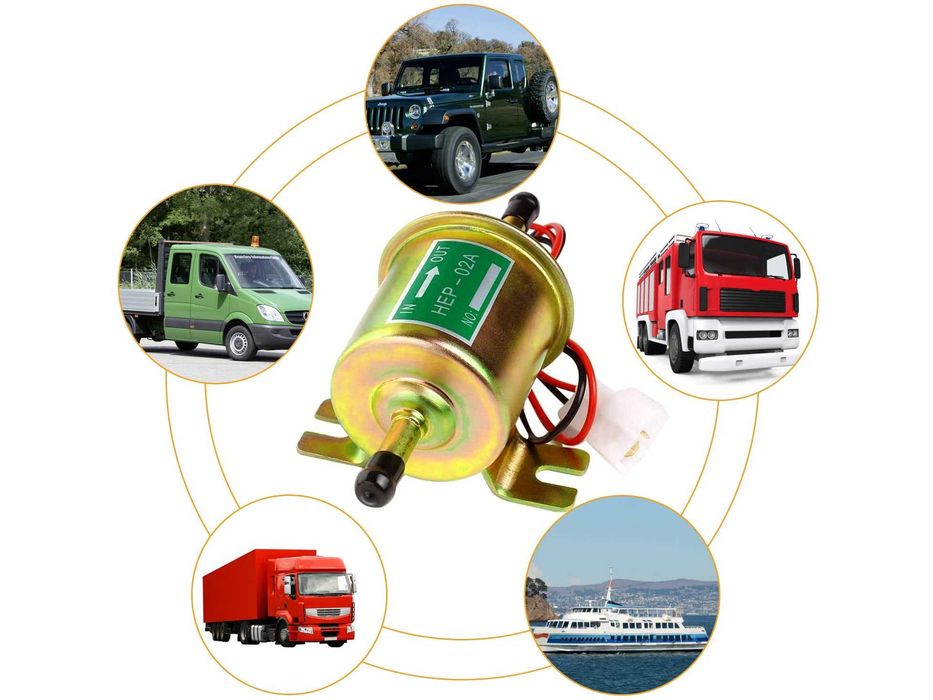 Външна бензинова помпа за ниско налягане 12V / 1.5А / 100-120 L/min