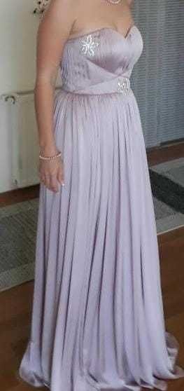 Rochie matase lila