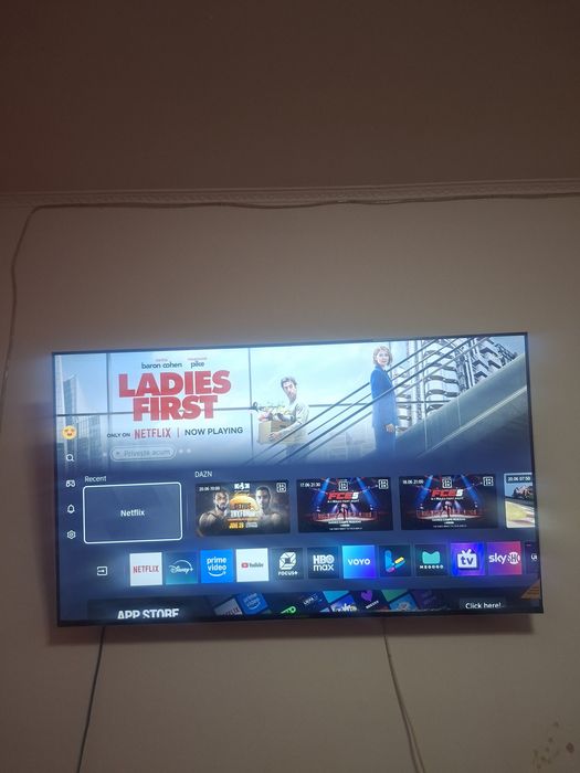 Vând tv Schneider diagonala 140 cm