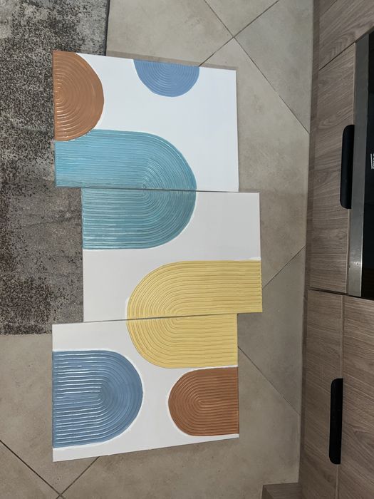 картини с текстура ръчно направени различни модели