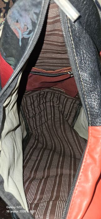 Дамска раница естествена кожа-Турция