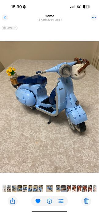 LEGO® Icons - Vespa 125 10298, 1106 части