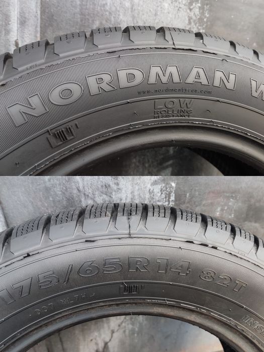 2броя зимни гуми 175/65/14 Nordman/ Nokinan WR
8.5mm