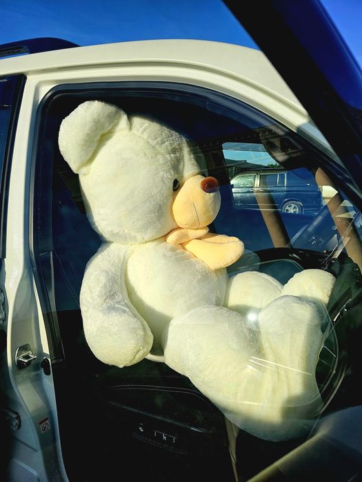 Продаётся большой плюшевый медведь.