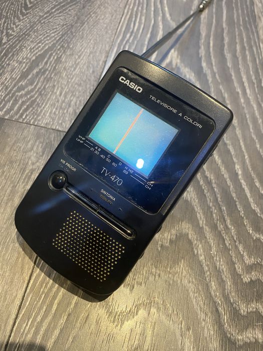 Televizor Portabil Vintage Casio TV-470 LCD Color