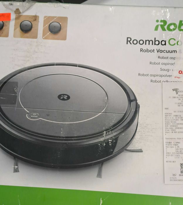 Прохосмукачка Irobot roomba combo в гаранция.