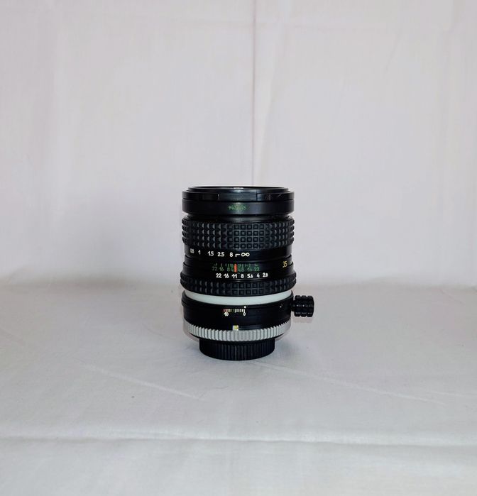 Obiectiv PCS Arsat 35mm f2.8 montura M42 - shift 10mm rotire 360 grade