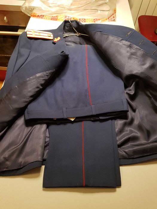 Uniforma de Ceremonie Gala Armata Ofiter Superior RSR Romania Epoleti