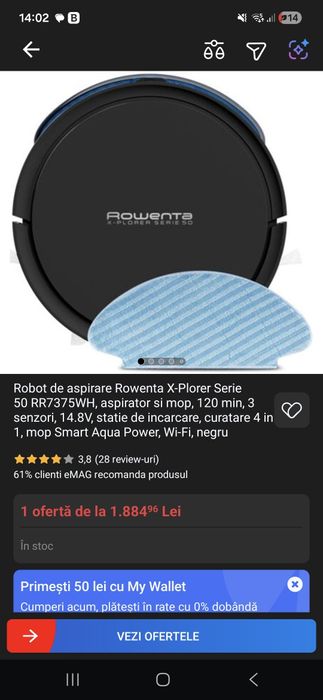 Rowenta aspirator robot
