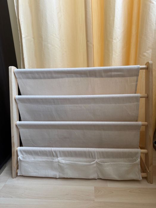 Детска дървена библиотека за книги